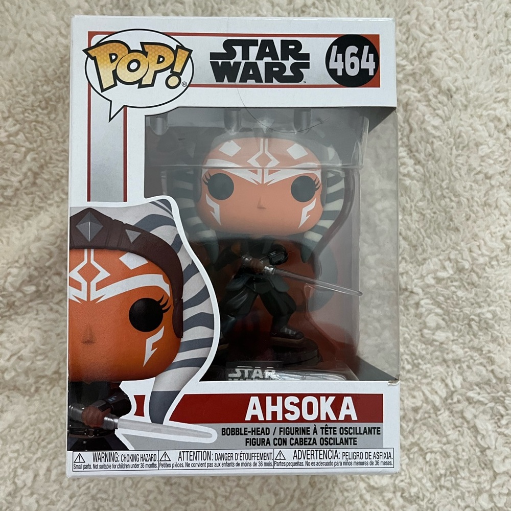 Funko Star Wars Ahsoka Pop! Vinyl Figure - Orange and Black